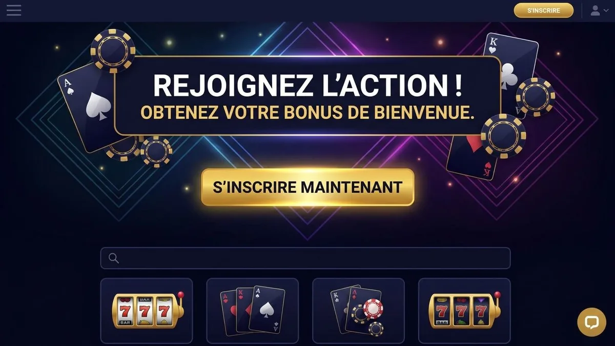 Inscription avec bonus